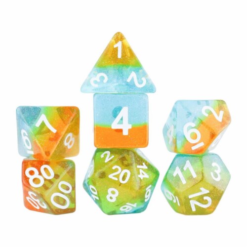 Sirius Celestial Ocean Dusk Dice Set-(7)