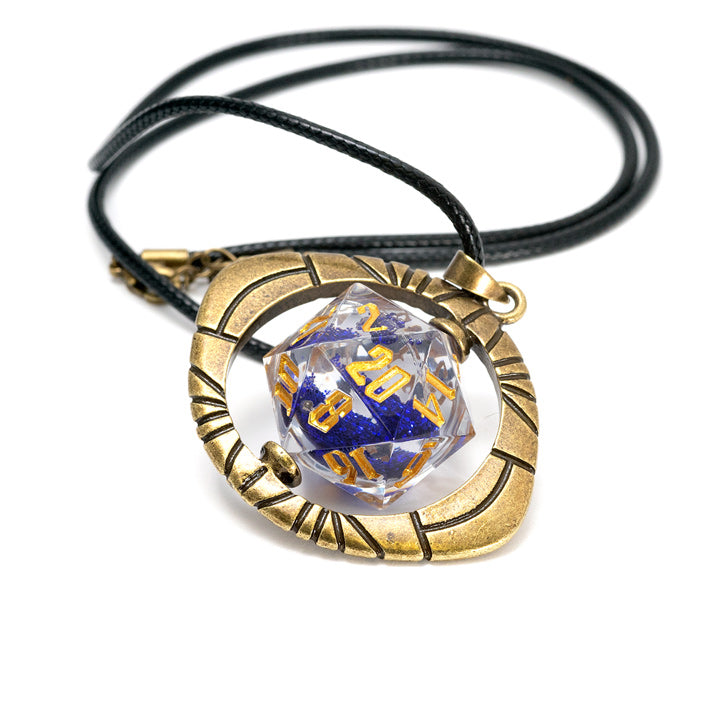 D20 Necklace: Eye of Ra