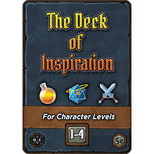 Deck of Inspiration: Lvl 1-4 5E