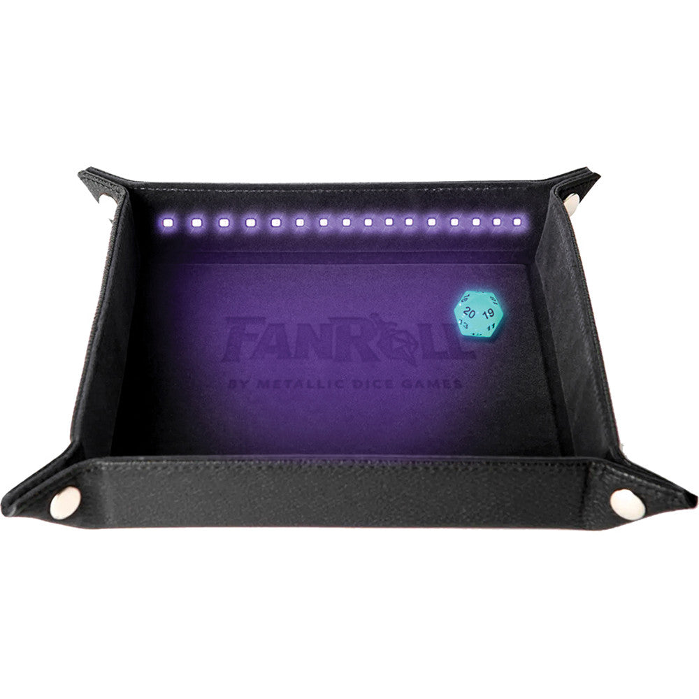 Shadow light Dice Tray with D20: Black