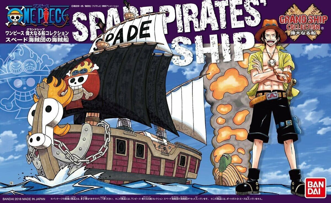 One Piece Spade Pirate Ship Model Kit