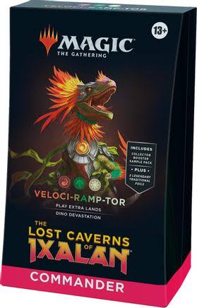 Magic the Gathering TCG: Lost Caverns of Ixalan Commander deck: Veloci-ramp-tor