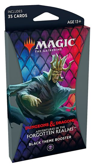 Magic TCG Adventures in the Forgotten Realms Black Theme Booster