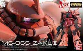 02 MS-06s Chars Zaku II RG 1:144 Gundam Model Kit